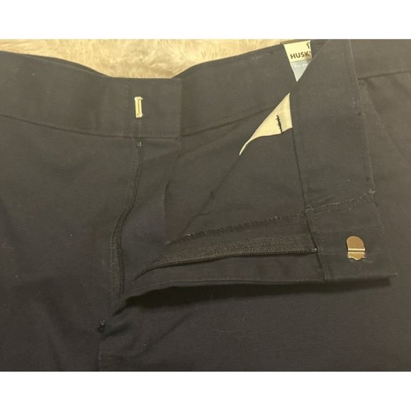 George Brand Navy Blue Flat Front Shorts Cotton Blend Boy's Size Husky 12 (NWT) - Picture 4 of 16